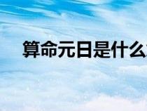 算命元日是什么意思（元日是什么意思）