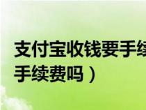 支付寶收錢要手續(xù)費(fèi)嗎安全嗎（支付寶收錢要手續(xù)費(fèi)嗎）