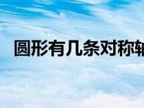 圓形有幾條對(duì)稱軸（正方形有幾條對(duì)稱軸）