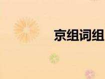 京組詞組（京組詞有哪些）