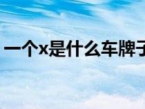 一個x是什么車牌子（一個x號車標是什么車）