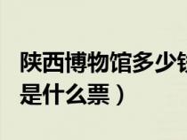 陜西博物館多少錢一張票（陜西博物館300元是什么票）