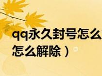 qq永久封號(hào)怎么解除綁定手機(jī)（qq永久封號(hào)怎么解除）
