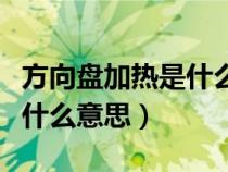 方向盤加熱是什么標(biāo)志是什么（方向盤加熱是什么意思）