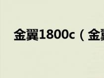 金翼1800c（金翼1800最高速度是多少）