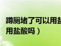 蹲廁堵了可以用鹽酸嗎有毒嗎（蹲廁堵了可以用鹽酸嗎）