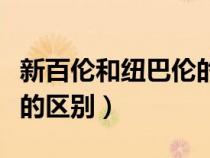新百倫和紐巴倫的區(qū)別對(duì)比（新百倫和紐巴倫的區(qū)別）