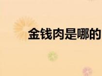 金錢肉是哪的肉（金錢肉是什么肉）