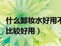 什么卸妝水好用不刺激平價（什么樣的卸妝水比較好用）