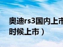 奧迪rs3國內(nèi)上市時間（奧迪RSQ3將于什么時候上市）