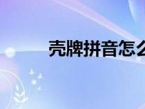 殼牌拼音怎么讀（殼牌如何讀音）