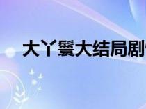 大丫鬟大結(jié)局劇情介紹（大丫鬟大結(jié)局）