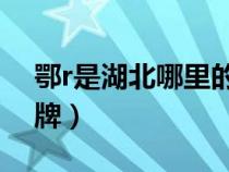 鄂r是湖北哪里的車牌（鄂R是哪個(gè)地方的車牌）