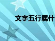 文字五行屬什么（靜字五行屬什么）