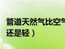 管道天然氣比空氣重還是輕（天然氣比空氣重還是輕）