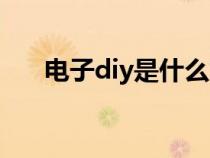 電子diy是什么意思（diy是什么意思）