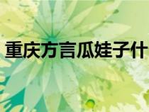 重慶方言瓜娃子什么意思（瓜娃子什么意思）