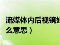 流媒體內(nèi)后視鏡好嗎（流媒體車內(nèi)后視鏡是什么意思）