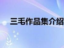 三毛作品集介紹PPT(三毛作品集介紹) 三毛作品集介紹PPT(三毛作品集介紹)