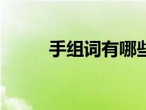 手組詞有哪些字（手組詞有哪些）