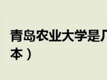 青島農(nóng)業(yè)大學(xué)是幾本院校（青島農(nóng)業(yè)大學(xué)是幾本）