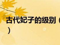 古代妃子的級(jí)別（古代妃子的等級(jí)順序是什么）