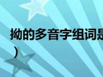 拗的多音字組詞是什么（拗的多音字怎么組詞）
