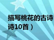 描寫桃花的古詩10首小學(xué)生（描寫桃花的古詩10首）