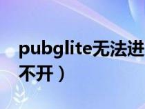 pubglite無法進入游戲（為什么pubglite打不開）