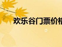 歡樂谷門票價格一覽（歡樂谷門票價）