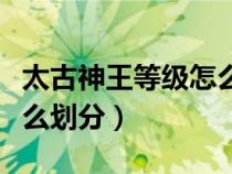 太古神王等級(jí)怎么劃分最新（太古神王等級(jí)怎么劃分）