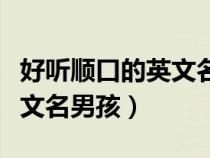 好聽(tīng)順口的英文名男孩英文名(好聽(tīng)順口的英文名男孩) 好聽(tīng)順口的英文名男孩英文名(好聽(tīng)順口的英文名男孩)