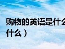 購(gòu)物的英語(yǔ)是什么意思怎么讀（購(gòu)物的英語(yǔ)是什么）