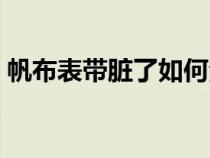 帆布表帶臟了如何清洗（表帶臟了如何清洗）
