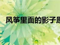 風箏里面的影子原型（風箏影子原型指誰）