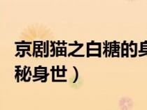 京劇貓之白糖的身世創(chuàng)世神（京劇貓之白糖神秘身世）