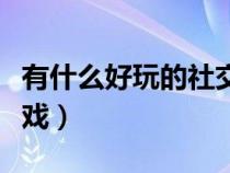 有什么好玩的社交游戲（有哪些好玩的社交游戲）