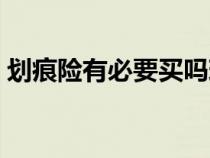 劃痕險(xiǎn)有必要買嗎現(xiàn)在（劃痕險(xiǎn)有必要買嗎）