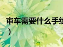審車需要什么手續(xù)和證件（審車需要什么手續(xù)）