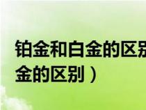 鉑金和白金的區(qū)別在哪里那個更貴（鉑金和白金的區(qū)別）