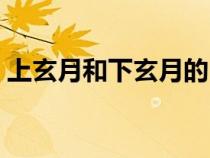 上玄月和下玄月的（上玄月與下玄月的區(qū)別）