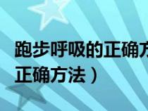 跑步呼吸的正確方法科學(xué)解析（跑步時(shí)呼吸的正確方法）