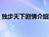 獨步天下劇情介紹大全（獨步天下劇情介紹）