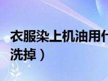 衣服染上機(jī)油用什么清冼（衣服上的機(jī)油怎么洗掉）
