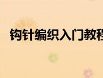 鉤針編織入門教程(鉤針編織教程初學(xué)者) 鉤針編織入門教程(鉤針編織教程初學(xué)者)
