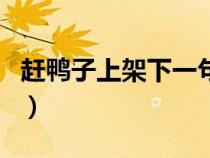 趕鴨子上架下一句俗語（趕鴨子上架的下一句）