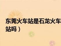 東莞火車站是石龍火車站嗎多少錢(東莞火車站是石龍火車站嗎) 東莞火車站是石龍火車站嗎多少錢(東莞火車站是石龍火車站嗎)