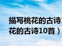 描寫桃花的古詩10首不帶桃花二字(描寫桃花的古詩10首) 描寫桃花的古詩10首不帶桃花二字(描寫桃花的古詩10首)