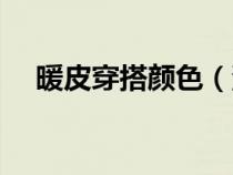 暖皮穿搭顏色（深暖皮適合穿什么顏色）
