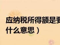 應(yīng)納稅所得額是要交的稅嗎(應(yīng)納稅所得額是什么意思) 應(yīng)納稅所得額是要交的稅嗎(應(yīng)納稅所得額是什么意思)